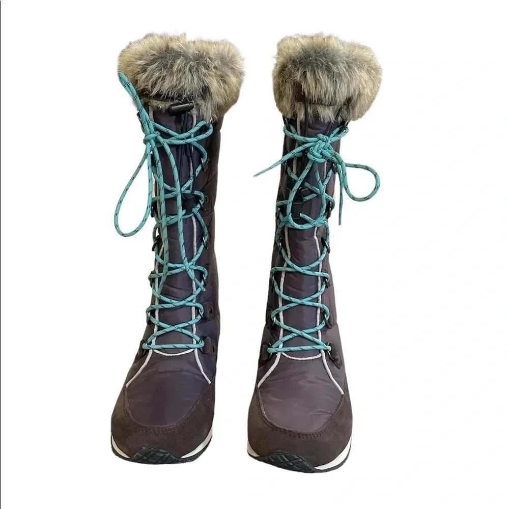 NWOT L.L.Bean Carrabassett Waterproof Lace Up Winter Snow Boots 6.5 Medium